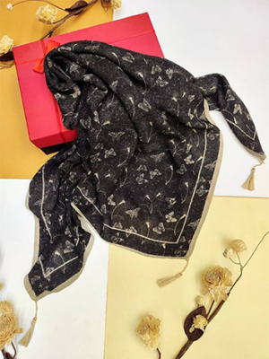 روسری زنانه پلیسه برشکا اعلاء قواره 140