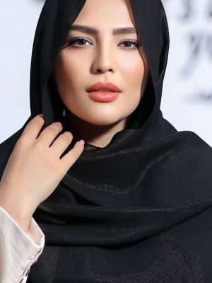 شال مجلسی دنیز الیزه مشکی | خرید شیک‌ترین شال در گالری هلدا