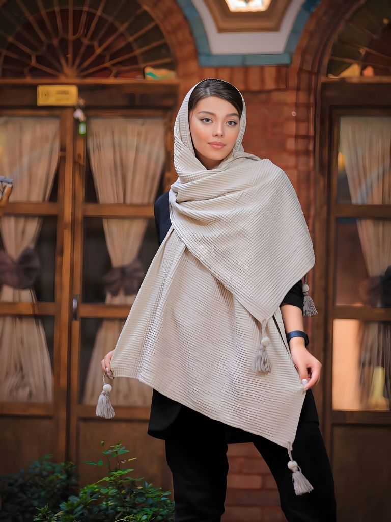 شال موهر پلیسه دو رو وارداتی